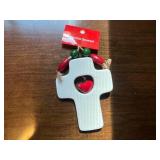 Home Decor and Collectibles Lot - Wall Clock, Ceramic Crock, Ornaments, Heater, and More