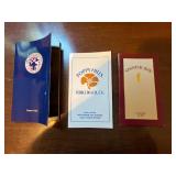 Golf Enthusiast Lot W Book Collection & Dallas Cowboys Turf Tee Mat and Floating Golf Game