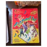 Mixed Educational and Leisure Lot: Puzzles, U.S. Presidents Binder, Songbook, and Books