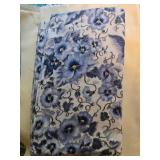 Collection of Assorted Purple and Floral Quilting Fabric Pieces