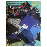 Collection of Assorted Quilting and Craft Fabric Scraps
