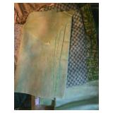 Collection of Assorted Green and Yellow Quilting Fabric Pieces