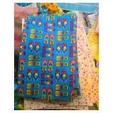 Colorful Assorted Cotton Fabric Quarters Lot with Novelty Prints