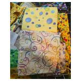 Colorful Assorted Cotton Fabric Quarters Lot with Novelty Prints