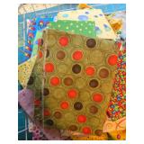 Colorful Assorted Cotton Fabric Quarters Lot with Novelty Prints