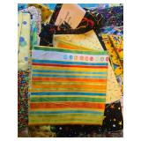 Colorful Assorted Cotton Fabric Quarters Lot with Novelty Prints