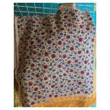 Assorted Quilting Fabric Remnants and Vintage Sewing Patterns