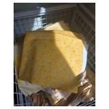 Collection of Yellow and Gold Quilting Fabric Pieces