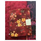 Collection of Red and Pink Heart-Themed Quilting Fabric Pieces