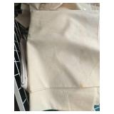 Assorted Scrap and Yardage White & Cream Cotton Fabric Lot