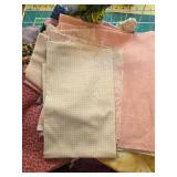 Large Collection of Quilting and Craft Fabric Remnants and Scraps