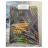 Quilting and Sewing Supply Lot with Faux Fur, Fabric Strips, and Interfacing