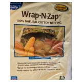 Quilting and Sewing Supply Lot with Faux Fur, Fabric Strips, and Interfacing