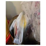 Office Supply and Stationery Lot with Rolled Paper, Organizers, and Desk Accessories