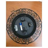 Home Decor and Fabric Lot with Wall Clock, Throw Blanket, Pillow Covers, and Sticker Book