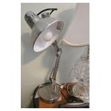 Lot of 2 Table Lamps and Westclox Digital Alarm Clock