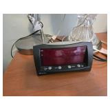 Lot of 2 Table Lamps and Westclox Digital Alarm Clock