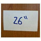 Vizio 26-Inch Flat Panel Television with Remote and Manuals