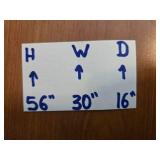 Plastic 4-Shelf Storage Unit with Assorted Office and Craft Supplies