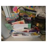 Crafting and Party Supplies Lot with Decor Items and Accessories