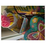 Crafting and Party Supplies Lot with Decor Items and Accessories