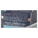 Argus 300 Slide Projector with Case and Sylvania Blue Top Lamp