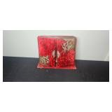 Vintage Religious Collection with Framed Artwork, Velvet Photo Album, and Antique Bibles