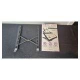 Collection of Laptop Accessories, Surge Protectors, Wires, and Vintage Briefcase