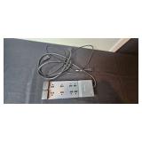 Collection of Laptop Accessories, Surge Protectors, Wires, and Vintage Briefcase