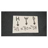 White Metal Daybed Frame with Mattress, Bedding, and Assorted Pillows