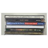 Collection of Music CDs Including Josh Groban, Andrea Bocelli, and Classical Mix
