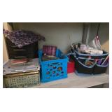 Large Lot of Sewing Notions, Buttons, Craft Tools, and Supplies