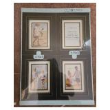 Old Town Solid Wood Picture Frames Assortment, 5x7 and 11x14 Sizes