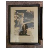 Framed Art Pair: Bessie Pease Gutmann Print 