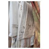 Collection of Vintage and Modern Tablecloths and Linens