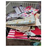 Assorted Gift Bags, Shredded Paper Filler, and Holiday Wrapping Lot