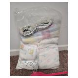 Assorted Gift Bags, Shredded Paper Filler, and Holiday Wrapping Lot