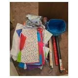 Assorted Gift Wrap Supplies with Tissue Paper, Wrapping Paper, and Storage Bin