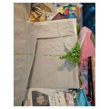 Assorted Gift Wrap Supplies with Tissue Paper, Wrapping Paper, and Storage Bin