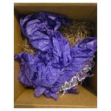 Assorted Gift Wrap Supplies with Tissue Paper, Wrapping Paper, and Storage Bin