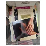 Collection of Assorted Greeting Cards in Plastic Storage Bin