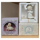 Lot of 2 Precious Moments Figurines: 