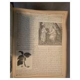 Antique Illustrated Parallel Bible with Ornate Cover