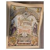 Antique Illustrated Parallel Bible with Ornate Cover