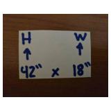 Wooden Valet Stand with Hanger and Accessory Bars 42" x 18"