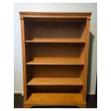 Wooden Bookcase with 3 Shelves, 48in x 33in x 11in
