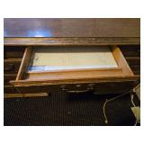 Wooden Office Desk with 9 Drawers 60x30x30 Inches