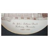 Vintage Assorted Decorative Porcelain Cups, Saucers, Bell, and Commemorative Plate Collection