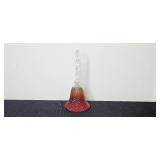 Set of 5 Decorative Glass and Crystal Bells Assorted Styles