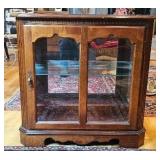 Pulaski Furniture Wood and Glass Curio Display Cabinet 29x30x11